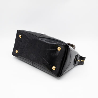 Miroir Tote Metallic Black Vernis
