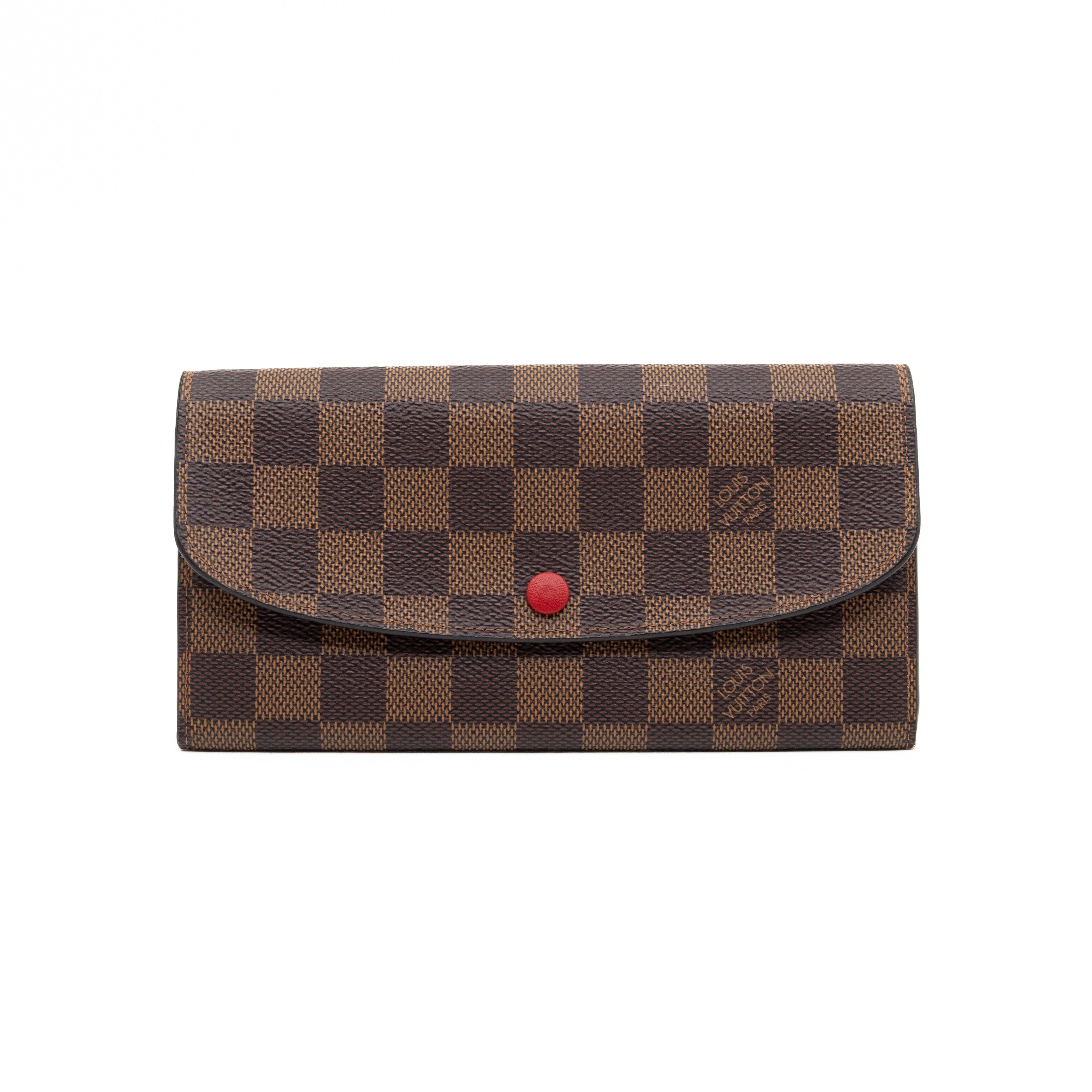 Emilie Wallet Damier Ebene Fucshia