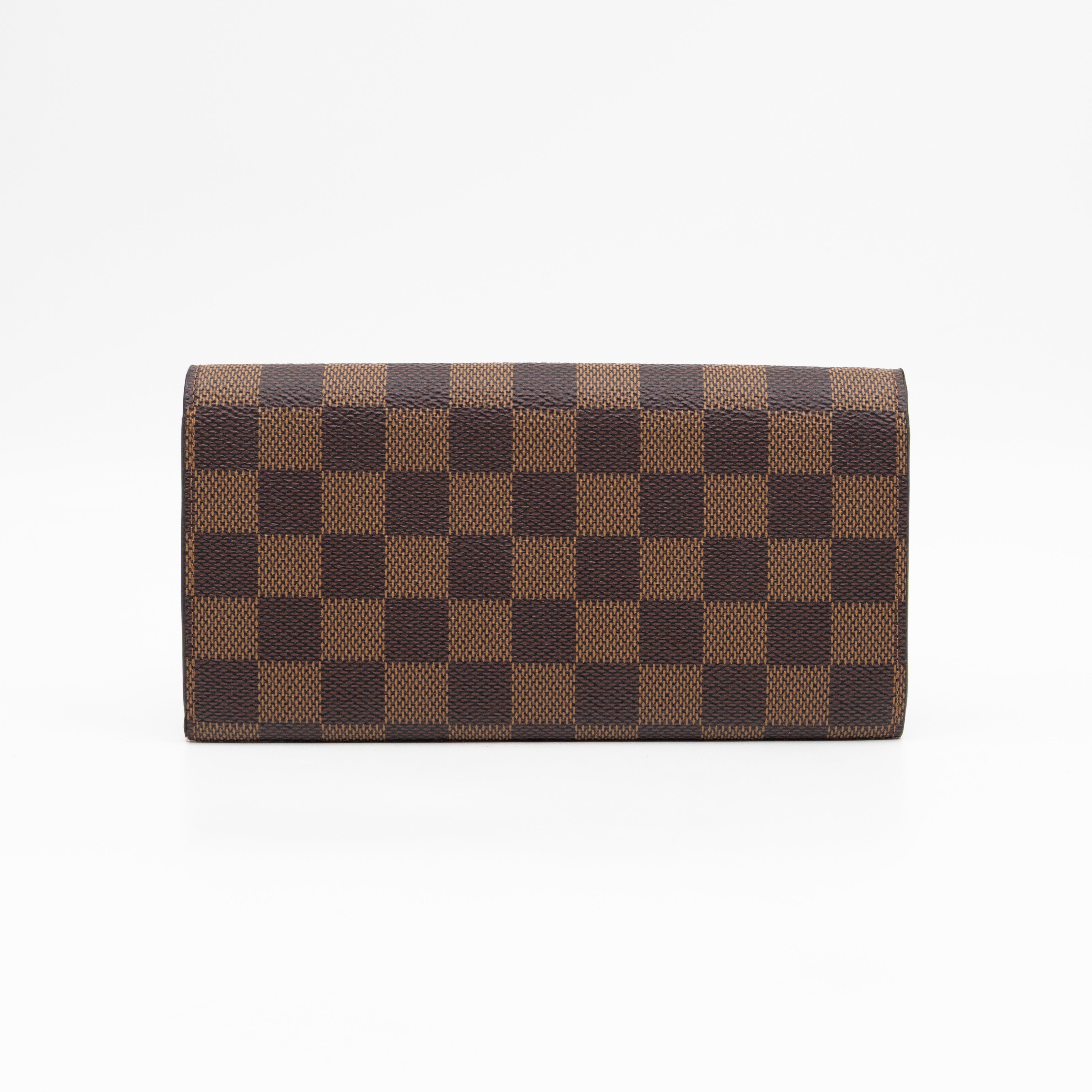 Emilie Wallet Damier Ebene Fucshia