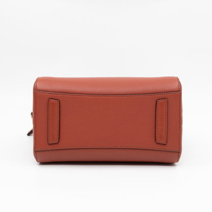 Antigona Small Paprika Grained Leather