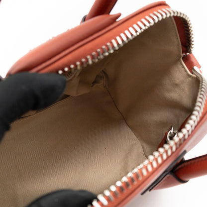 Antigona Small Paprika Grained Leather