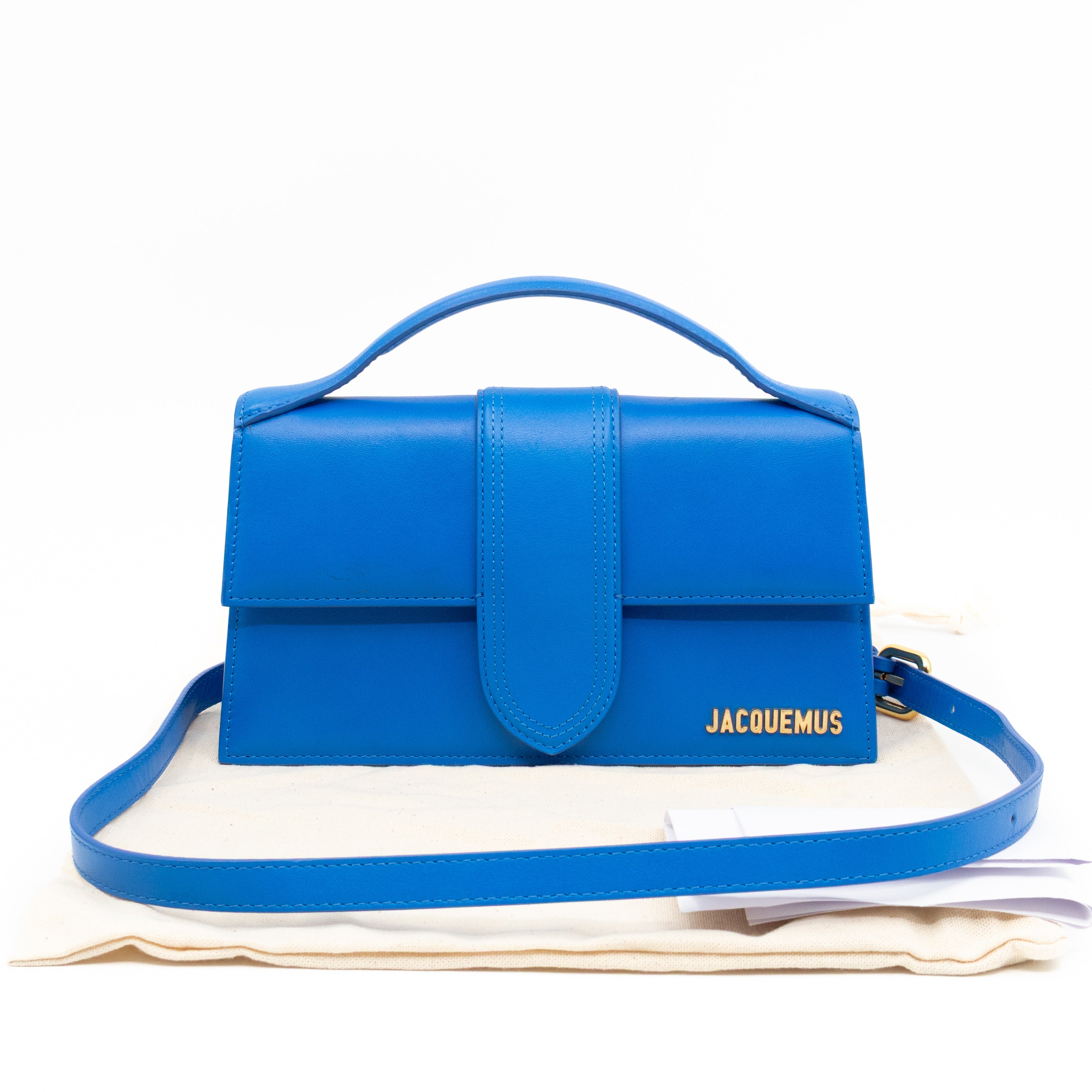 Le Grand Bambino Shoulder Bag Blue Leather