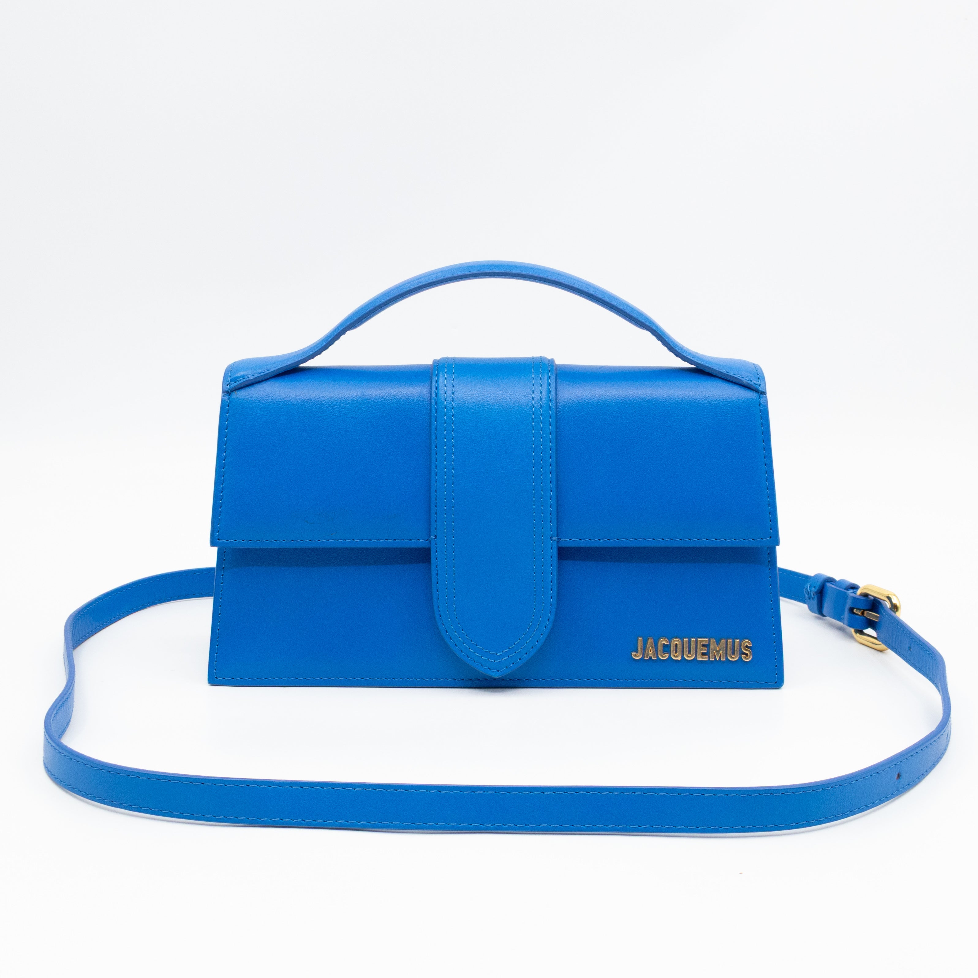 Le Grand Bambino Shoulder Bag Blue Leather