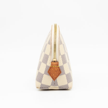 Cosmetic Pouch PM Damier Azur