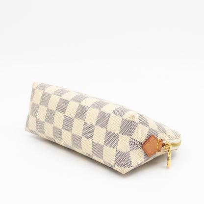 Cosmetic Pouch PM Damier Azur