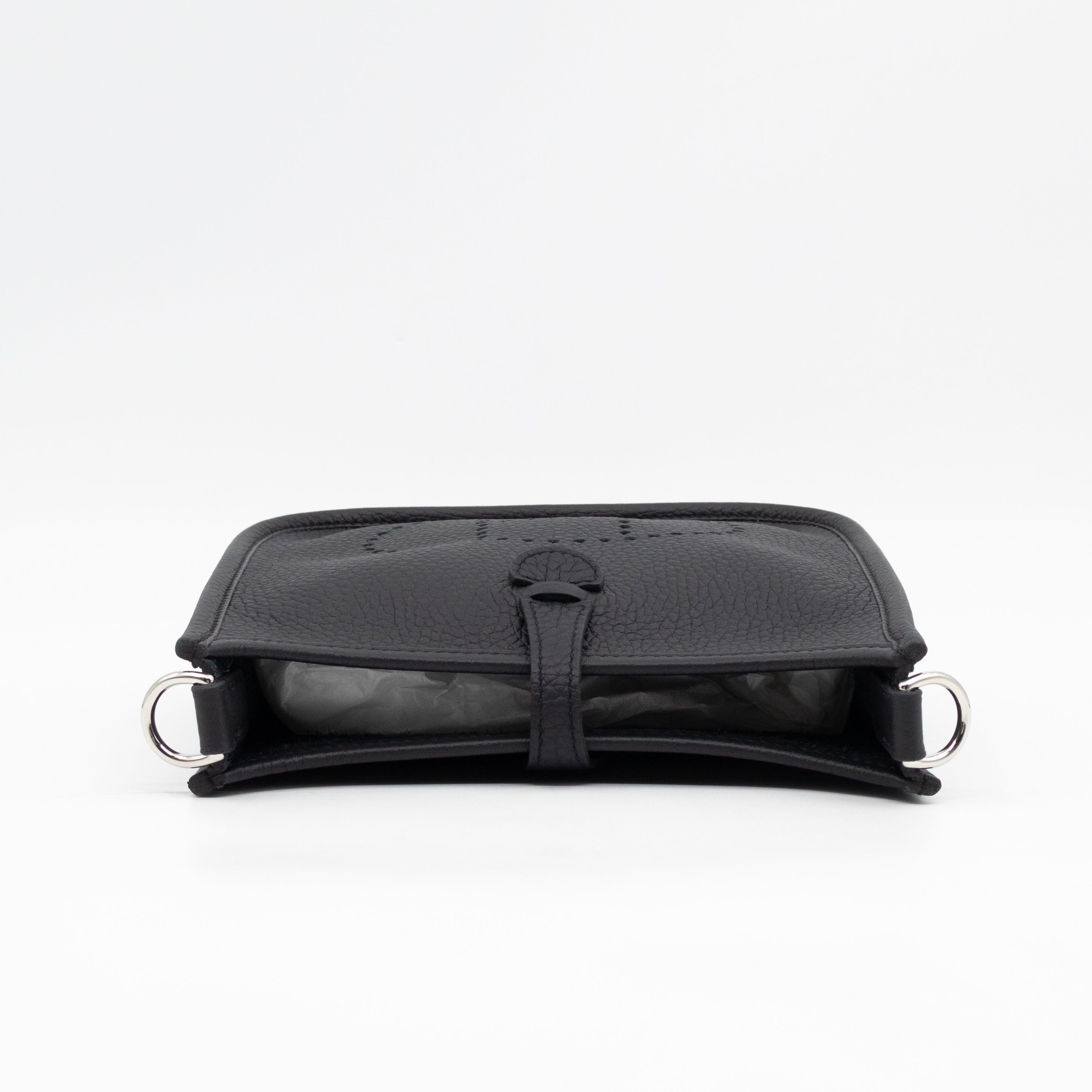 Evelyne 16 Mini Black Leather