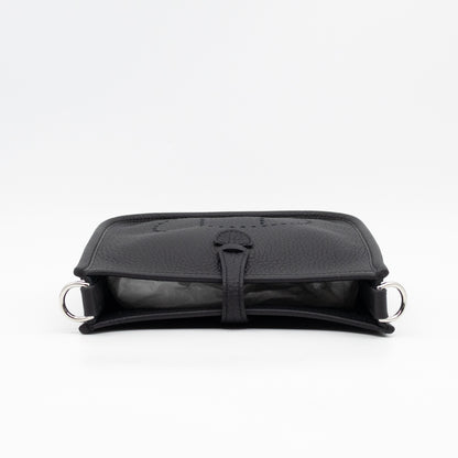 Evelyne 16 Mini Black Leather