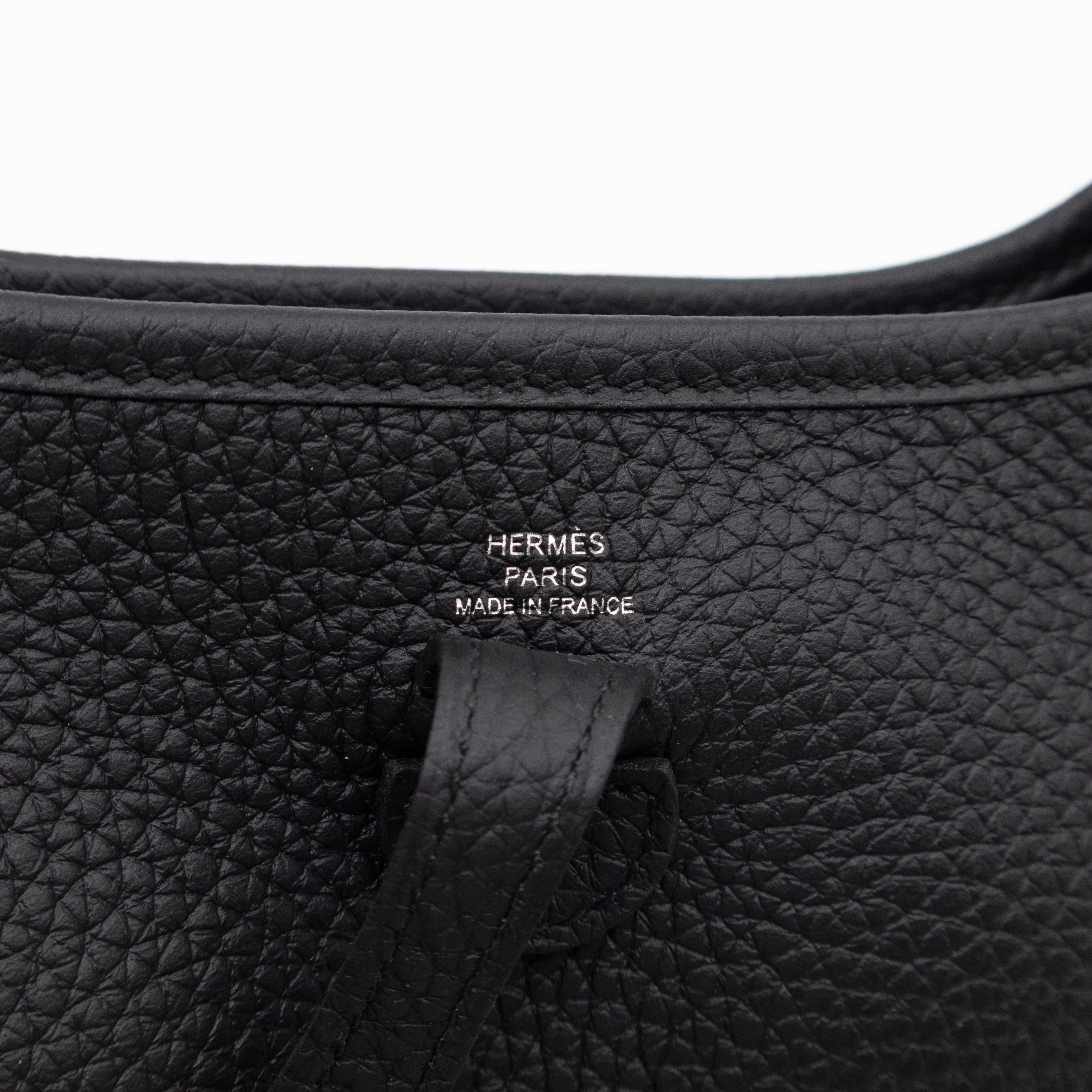 Evelyne 16 Mini Black Leather
