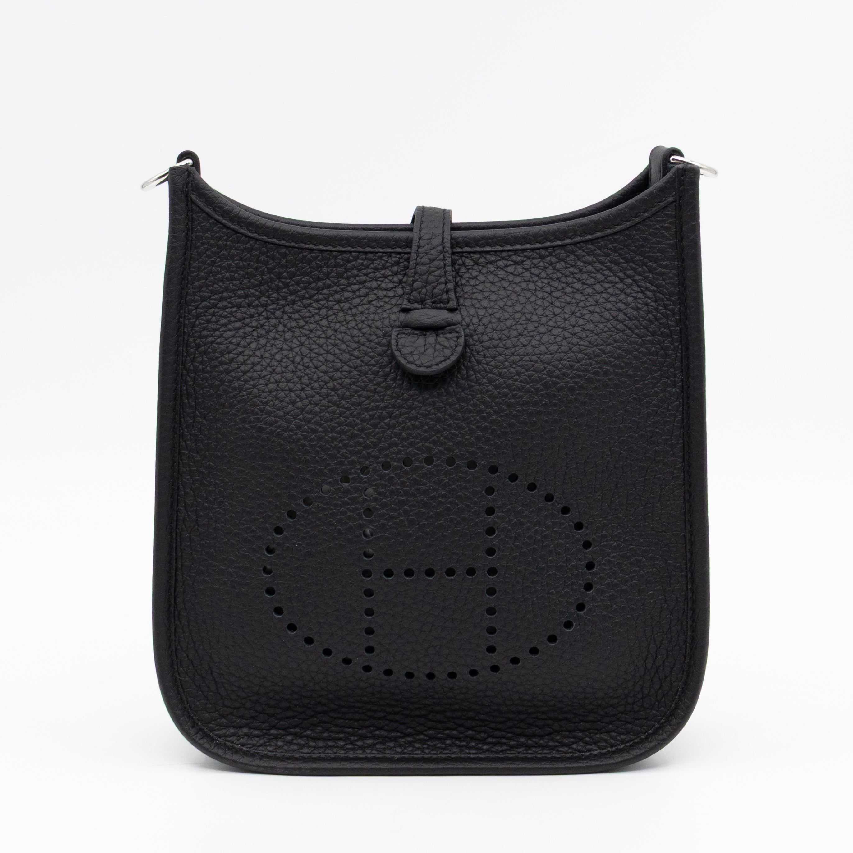 Evelyne 16 Mini Black Leather