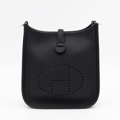 Evelyne 16 Mini Black Leather