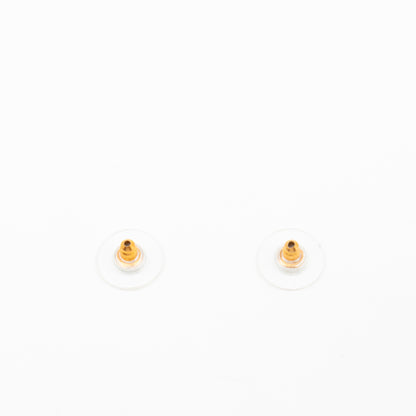 No 5 Perfume Bottle Gold Earrings
