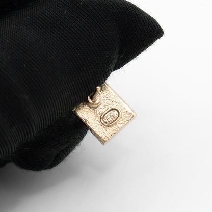 No 5 Perfume Bottle Gold Earrings