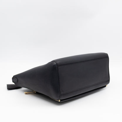 Small Willow Black Leather