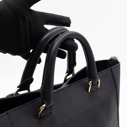 Small Willow Black Leather