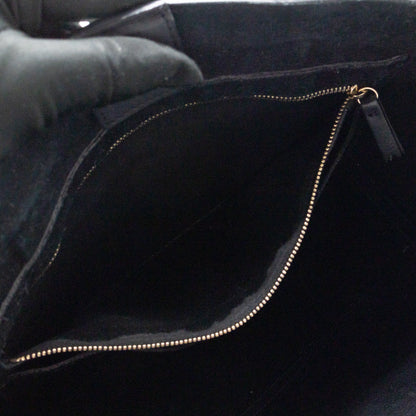 Small Willow Black Leather