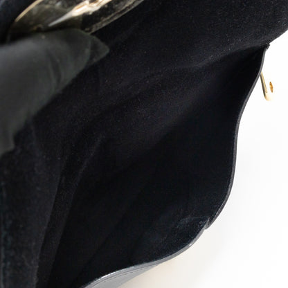Small Willow Black Leather