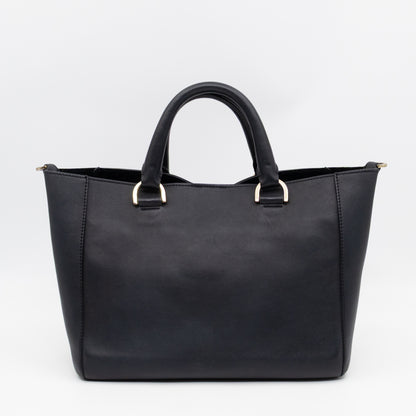 Small Willow Black Leather
