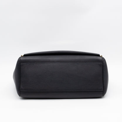 Small Willow Black Leather