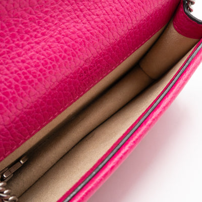 Dionysus Super Mini Pink Leather