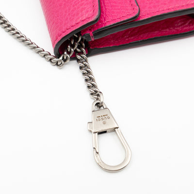 Dionysus Super Mini Pink Leather