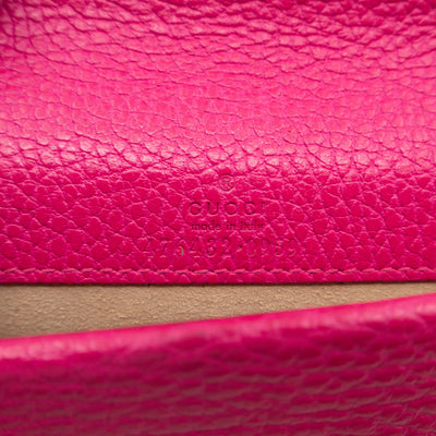 Dionysus Super Mini Pink Leather