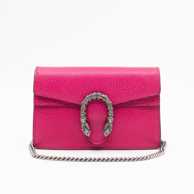 Dionysus Super Mini Pink Leather