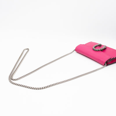 Dionysus Super Mini Pink Leather