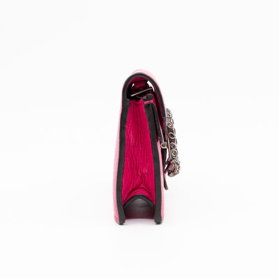 Dionysus Super Mini Pink Leather