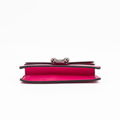 Dionysus Super Mini Pink Leather