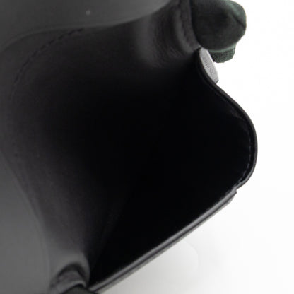 Pocket Organiser Black Shadow Leather