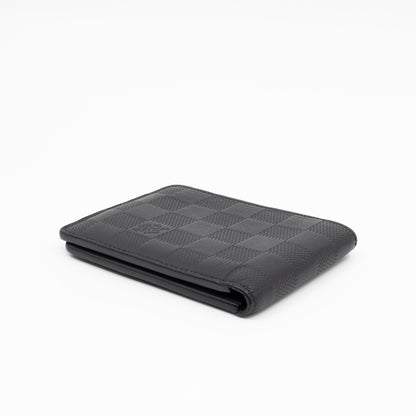 Slender Wallet Black Damier Inifini