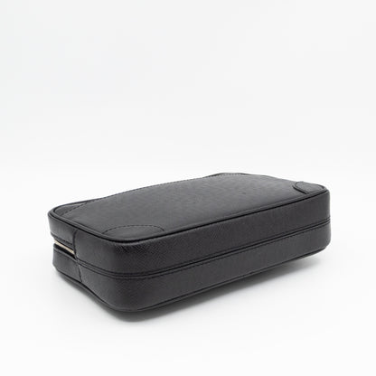 Pochette Kasai Clutch Black Leather
