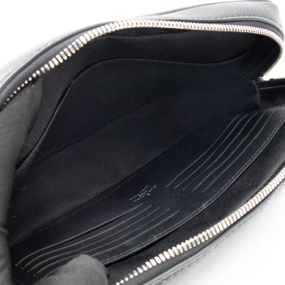 Pochette Kasai Clutch Black Leather