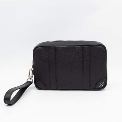 Pochette Kasai Clutch Black Leather