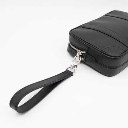 Pochette Kasai Clutch Black Leather