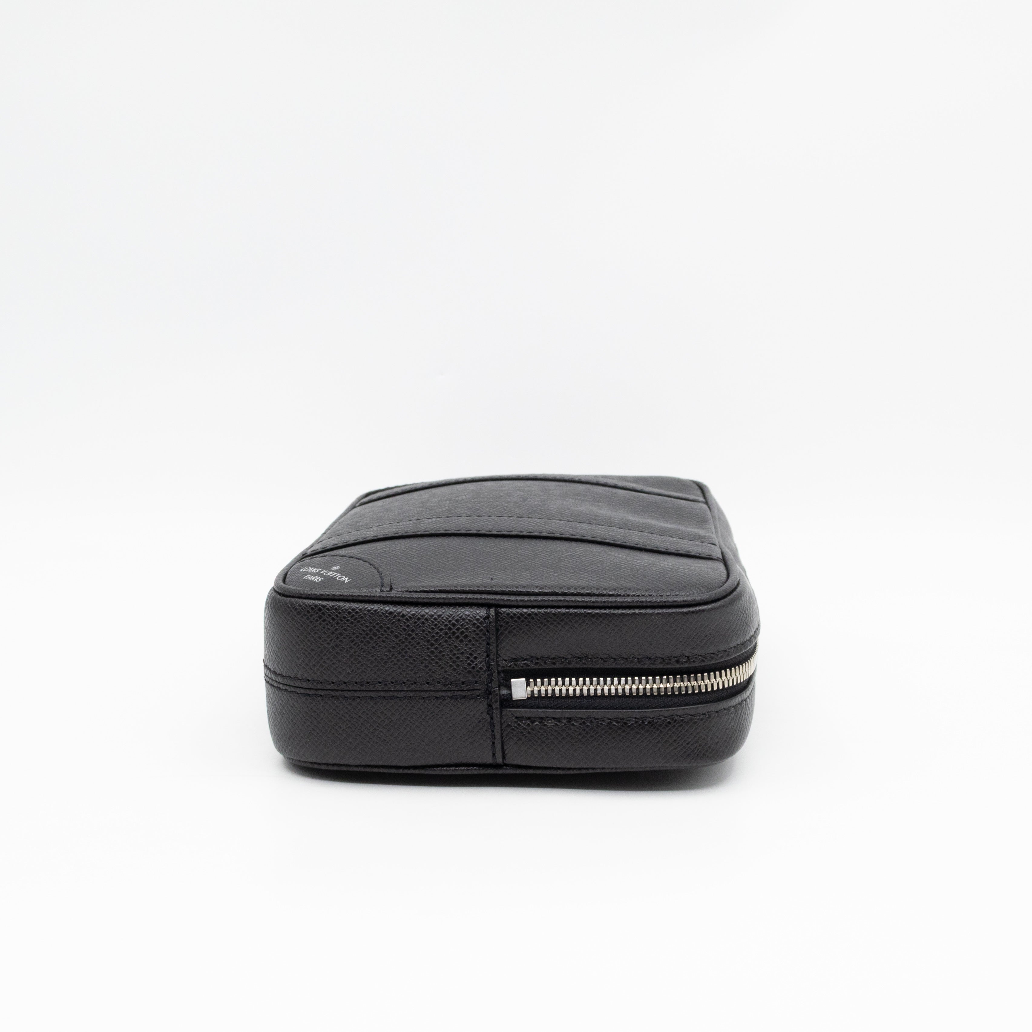 Pochette Kasai Clutch Black Leather