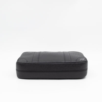 Pochette Kasai Clutch Black Leather
