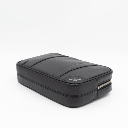 Pochette Kasai Clutch Black Leather