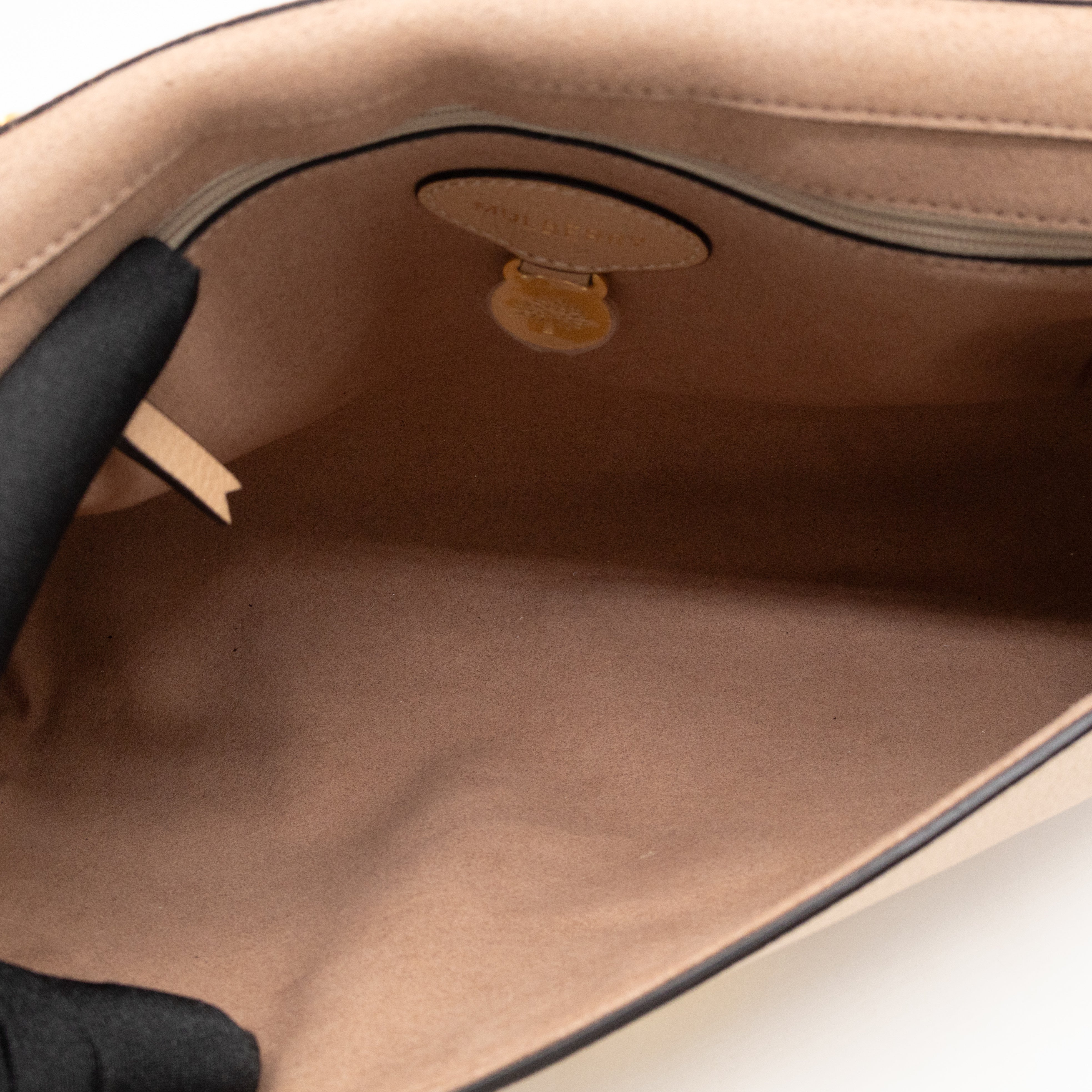 Lily Medium Beige Leather Gold