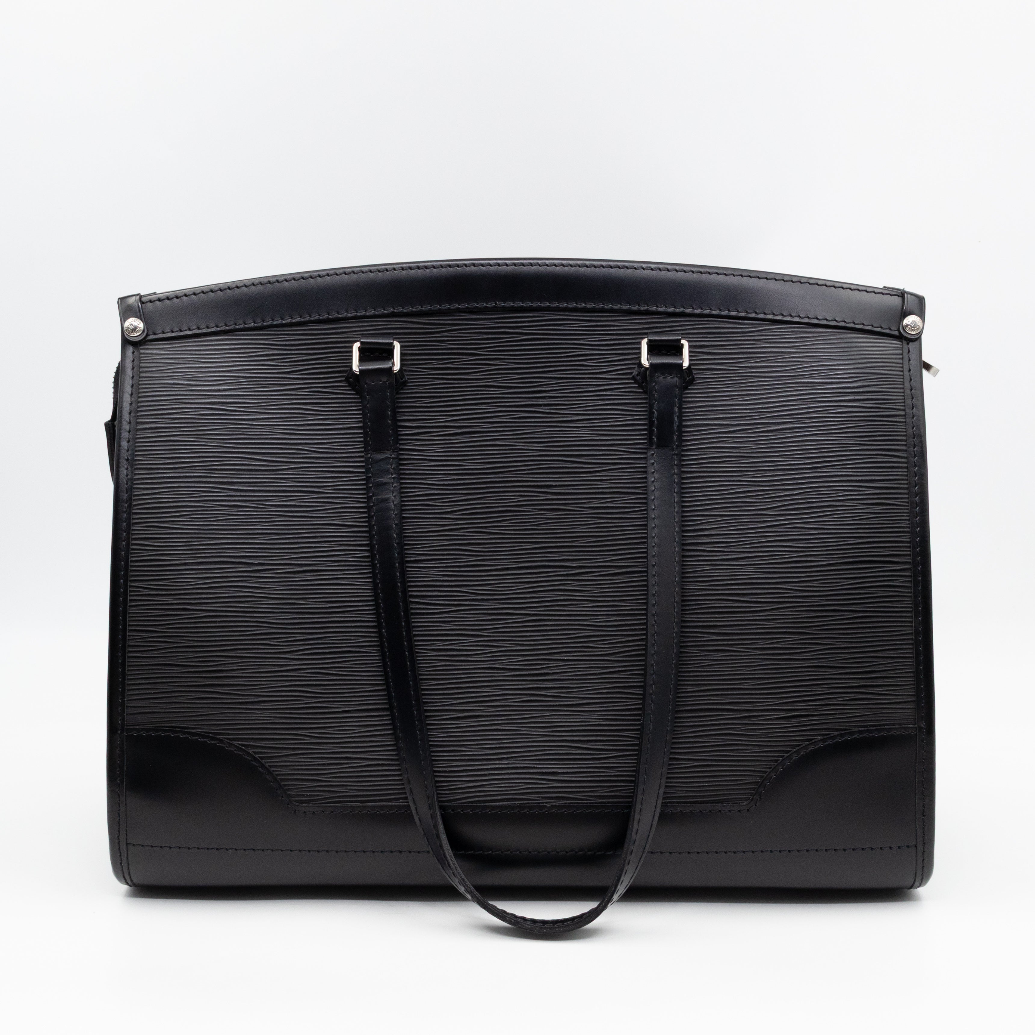 Madeleine GM Black Epi Leather
