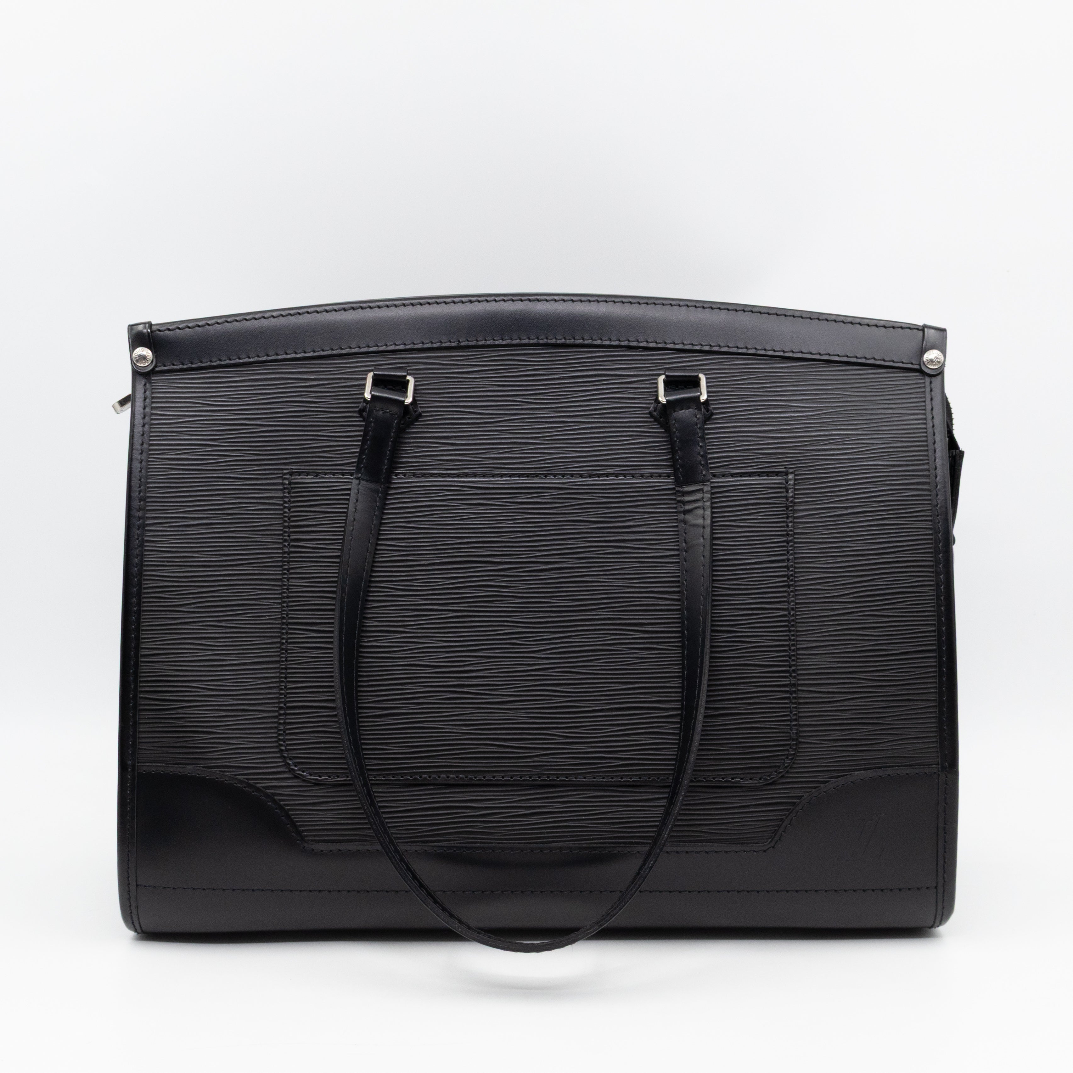 Madeleine GM Black Epi Leather