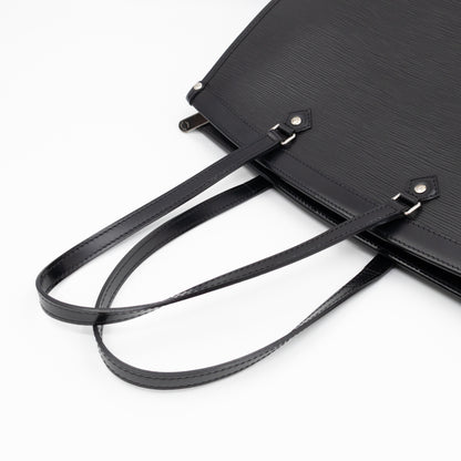 Madeleine GM Black Epi Leather
