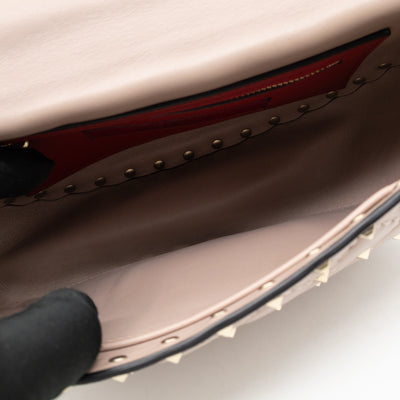 Rockstud Spike Saddle Bag Poudre Leather