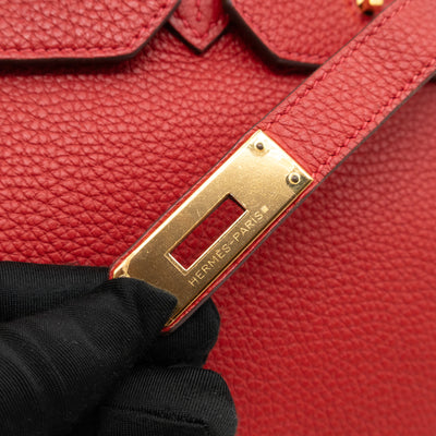 Birkin 35 Rouge Casaque Togo Leather