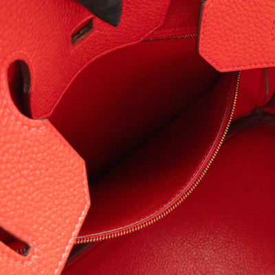 Birkin 35 Rouge Casaque Togo Leather