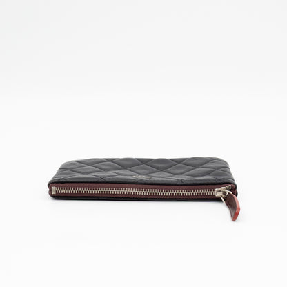 Mini O Case Pouch Black Leather