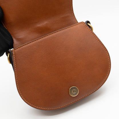Small Nile Bracelet Bag Brown Leather