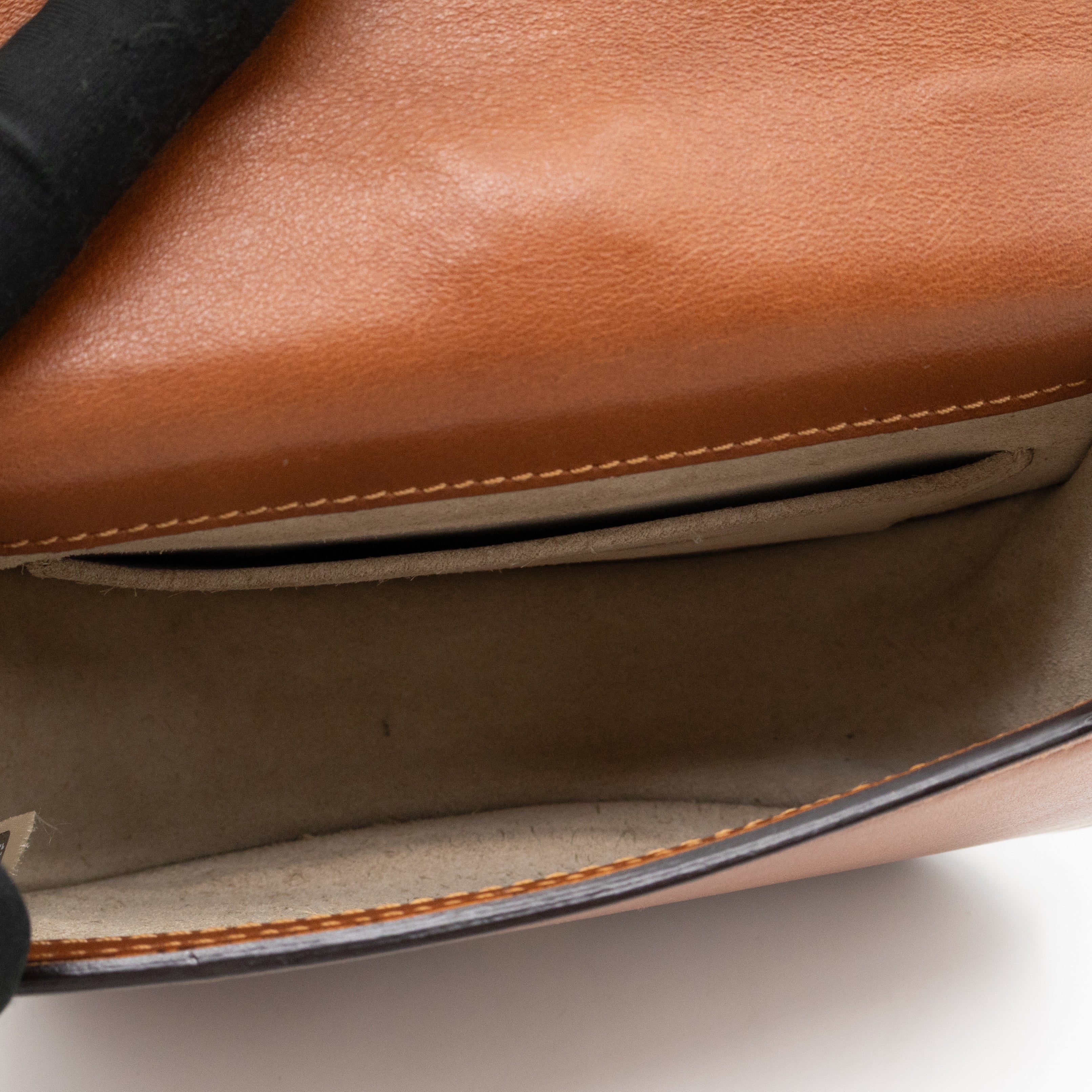 Small Nile Bracelet Bag Brown Leather