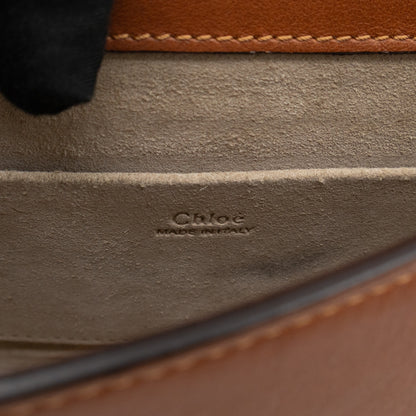 Small Nile Bracelet Bag Brown Leather
