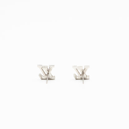 Iconic Crystal Earrings Silver